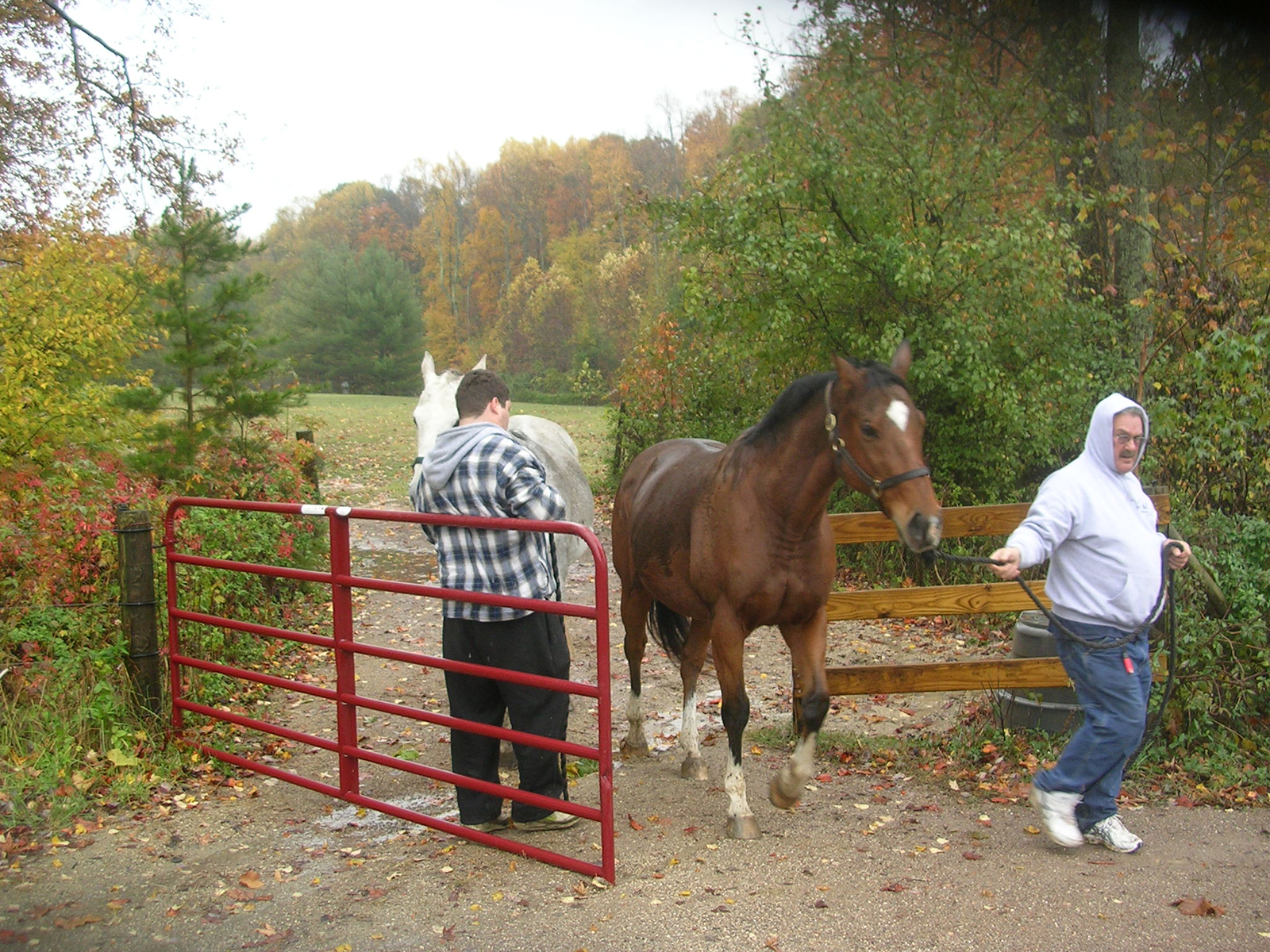 Eric and Bobby at Rockland Farms